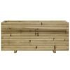 vidaXL Plantekasse 110x40x49,5 cm impregnert furu