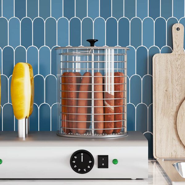 vidaXL Glassylinder for p&oslash;lsevarmer 200x240 mm