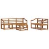 vidaXL Utend&oslash;rs sofa-sett 6 pcs Naturlig