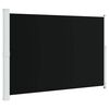vidaXL Uttrekkbar sidemarkise 200x314 cm svart