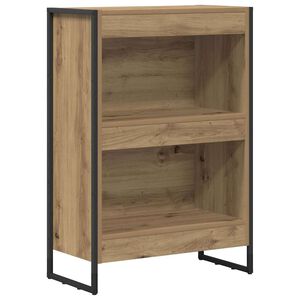 vidaXL Bokskap 60 x 30 x 86,5 cm Konstruert tre Kunstnerisk Eik
