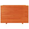 vidaXL Plantekasse voksbrun 110x60x72 cm heltre furu