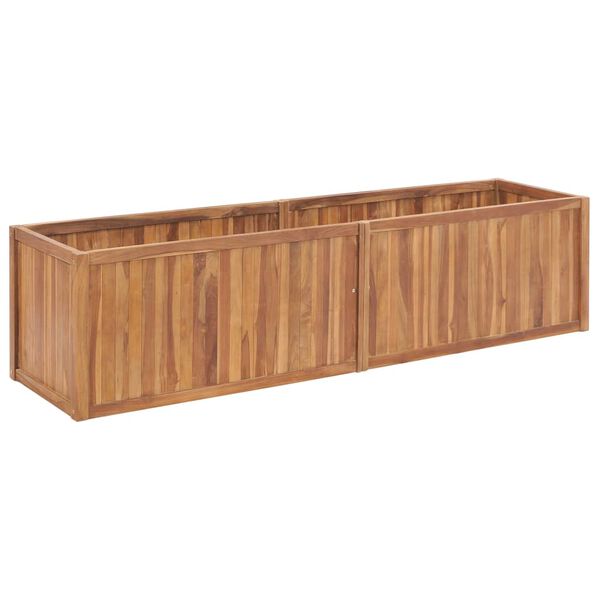 vidaXL H&oslash;ybed 200x50x50 cm heltre teak