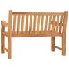 vidaXL Hagebenk 114 cm heltre teak
