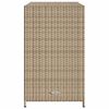 vidaXL Putekasse beige 83x45x76 cm polyrotting