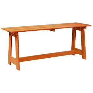 vidaXL Utend&oslash;rs benk Brun 119 x 37 x 47 cm Massiv furu