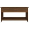 vidaXL Salongbord brun eik 102x50x52,5 cm konstruert tre