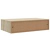 vidaXL Veggmontert skuffehylle eik 40x23,5x10 cm MDF