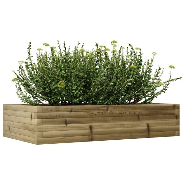 vidaXL Plantekasse 110x60x23 cm impregnert furu