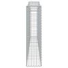 vidaXL Gabionkurver buede 25 stk 400x30x120/140 cm galvanisert jern