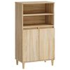 vidaXL Highboard sonoma eik 60x36x110 cm konstruert tre