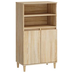 vidaXL Highboard sonoma eik 60x36x110 cm konstruert tre