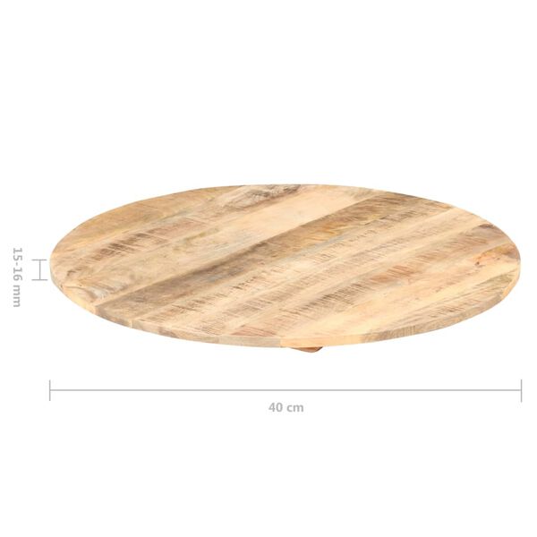 vidaXL Bordplate heltre mango 15-16 mm 40 cm
