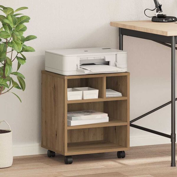 vidaXL Skiverstativ artisan eik 41 x 32 x 48 cm Konstruert tre