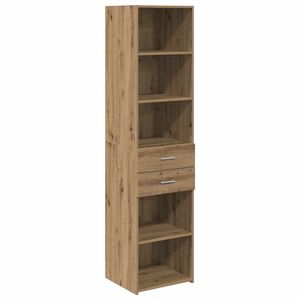 vidaXL H&oslash;yskap med skuff Artisan Eik 45 x 42,5 x 185 cm Konstruert tre