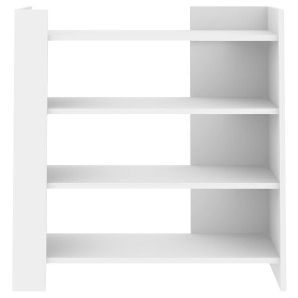 vidaXL Skjenk hvit 73,5x35x75 cm konstruert tre