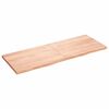 vidaXL Bordplate lysebrun 160x60x(2-4) cm behandlet heltre eik