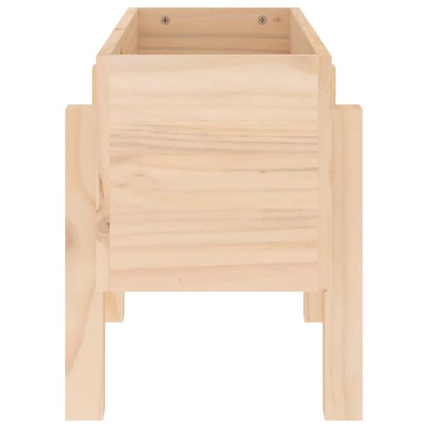 vidaXL Hageplantekasse 62x30x38 cm heltre furu