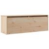 vidaXL Veggskap 100x30x35 cm heltre furu
