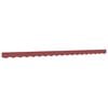 vidaXL Erstatningsstoff for markisekappe burgunder stripe 430x20 cm