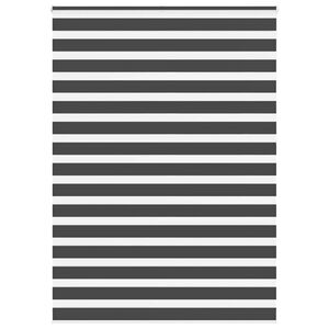 vidaXL Sebragardin svart 160x230 cm stoff bredde 155,9 cm polyester