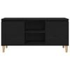 vidaXL TV-skap Svart Eik 102 x 35 x 50 cm Konstruert tre