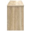 vidaXL Vegghengt kleshenger Sonoma eik 80 x 20 x 30 cm Konstruert tre