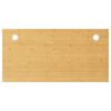 vidaXL Skrivebordsplate 100x50x4 cm bambus