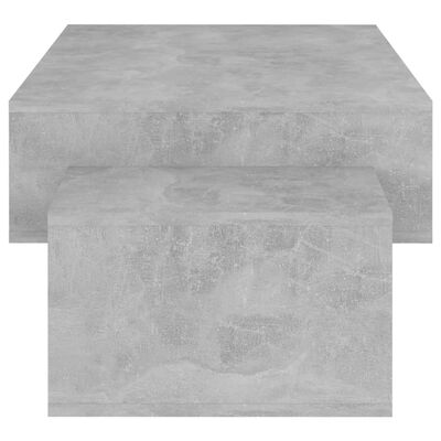 vidaXL Salongbord betonggrå 105x55x32 cm sponplate