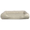 vidaXL Hundeseng beige 80x68x23 cm kunstskinn