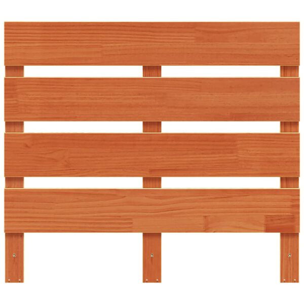 vidaXL Hodegavl voksbrun 90 cm heltre furu