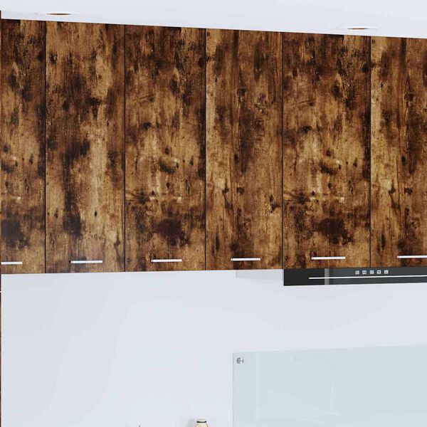 vidaXL Hengende skap med d&oslash;r R&oslash;kt eik 60 x 31 x 80 cm Konstruert tre