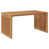vidaXL Hagesidebord Brun 70 x 37.5 x 35.5 cm Heltre teak
