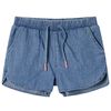 vidaXL Barneshorts denimbl&aring; 116