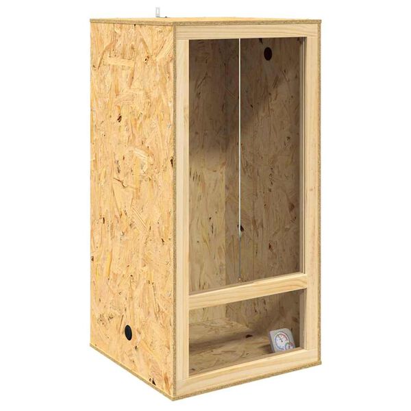 vidaXL Terrarium Brun 50 x 50 x 100 cm OSB