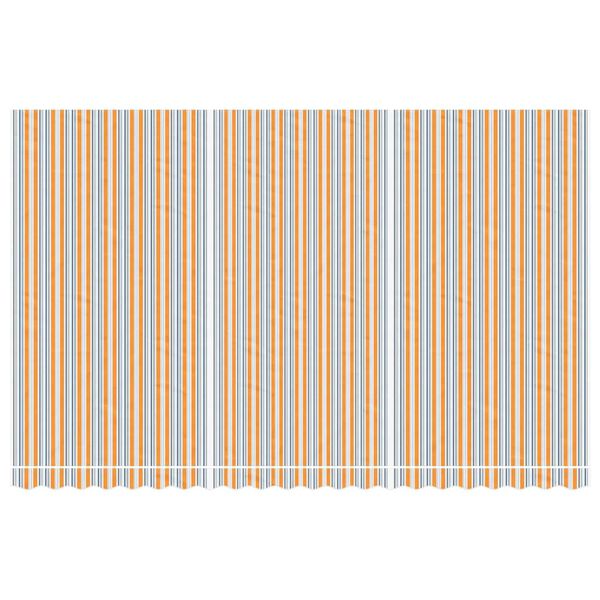 vidaXL Erstatningsduk for markise flerfarget stripe 5x3 m