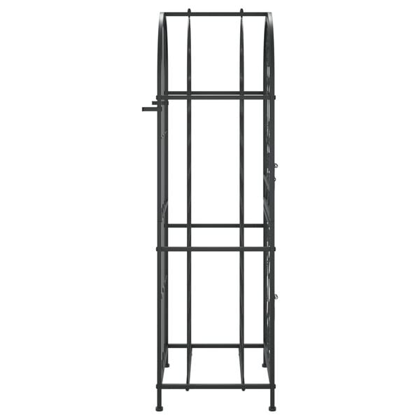 vidaXL Vinstativ for 41 flasker svart 45x36x120 cm smijern