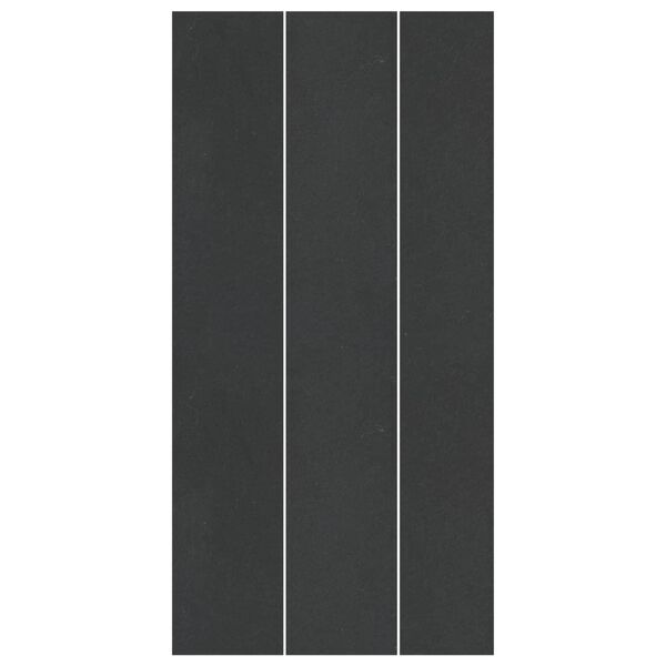 vidaXL Bunnark til basseng Svart 750 x 372 x 0,1 cm Uvevd Stoff