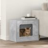vidaXL Katt Hus Betong 51 x 30 x 42,5 cm Konstruert tre