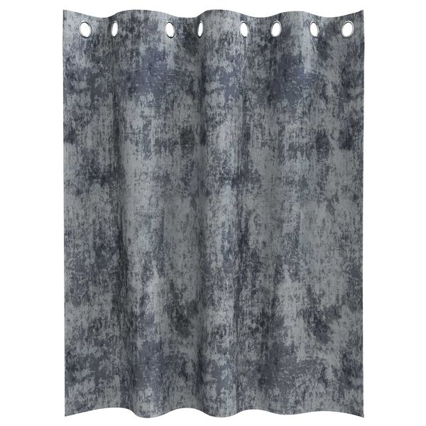 vidaXL Fløyel Gardiner med gardiner 2 pcs Sølvgrå 140 x 140 cm Fløyel