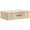 vidaXL Vegghengt Sidebord Sonoma eik 59 x 34,5 x 17 cm Konstruert tre