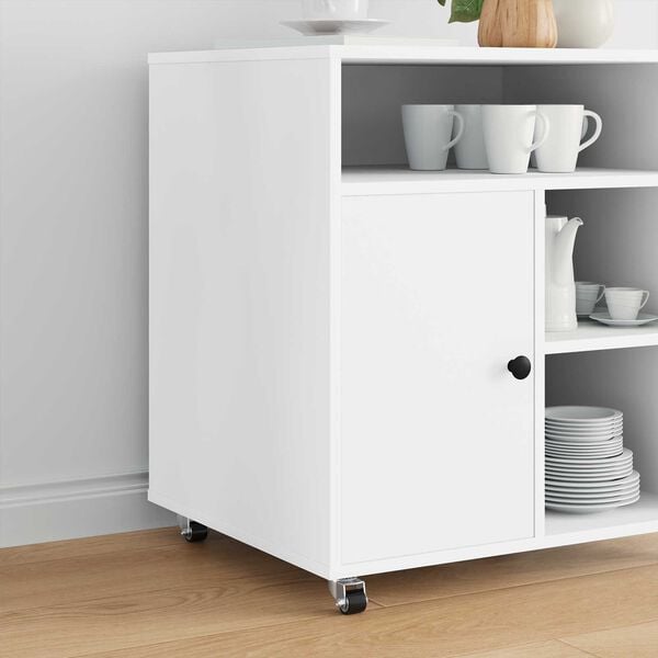 vidaXL Hjul 12 pcs s&oslash;lv 50 mm Nylon