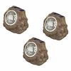 Luxform Soldrevet LED-stenlys for hage Andes 3 stk