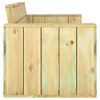 vidaXL Hagesofagruppe 3 deler impregnert heltre furu