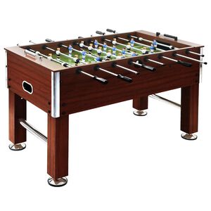 vidaXL Fotballbord st&aring;l 60 kg 140x74,5x87,5 cm brun