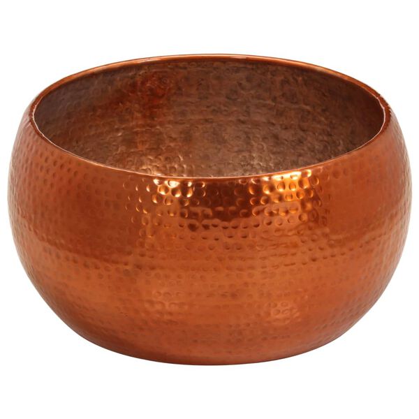 vidaXL Salongbord messing Ø55x28 cm aluminium