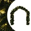vidaXL Julekrans 48 LED-lys Varmhvit PVC