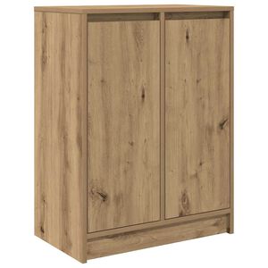 vidaXL Skjenk artisan eik 57x34x76 cm konstruert tre