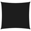 vidaXL Solseil oxfordstoff kvadratisk 5x5 m svart