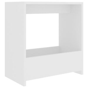 vidaXL Sidebord hvit 50x26x50 cm konstruert tre